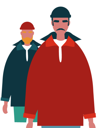 infographie matelots duo