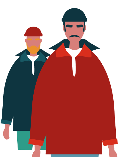 infographie matelots duo